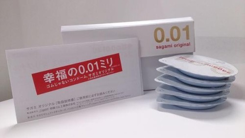 Kết quả hình ảnh cho cao su mỏng nhất thế giới Sagami Original 0.01