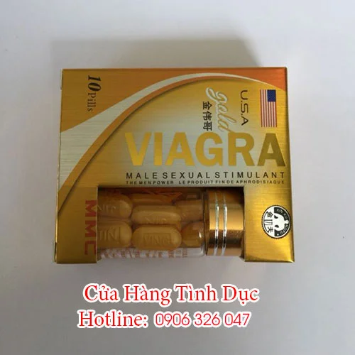 Thuốc cường dương cho nam cao cấp Gold Viagra mới GV10