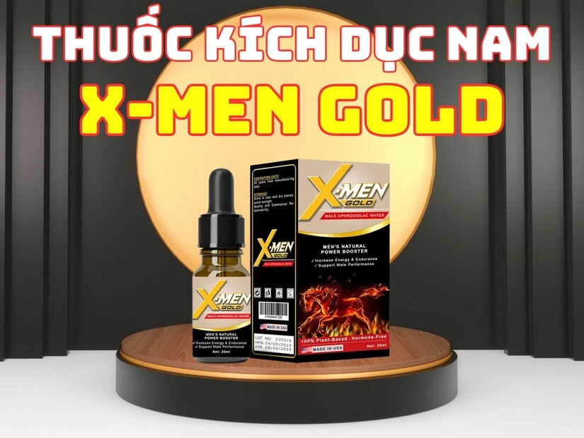 Thuốc kích dục nam Xmen Gold - Dạng nước