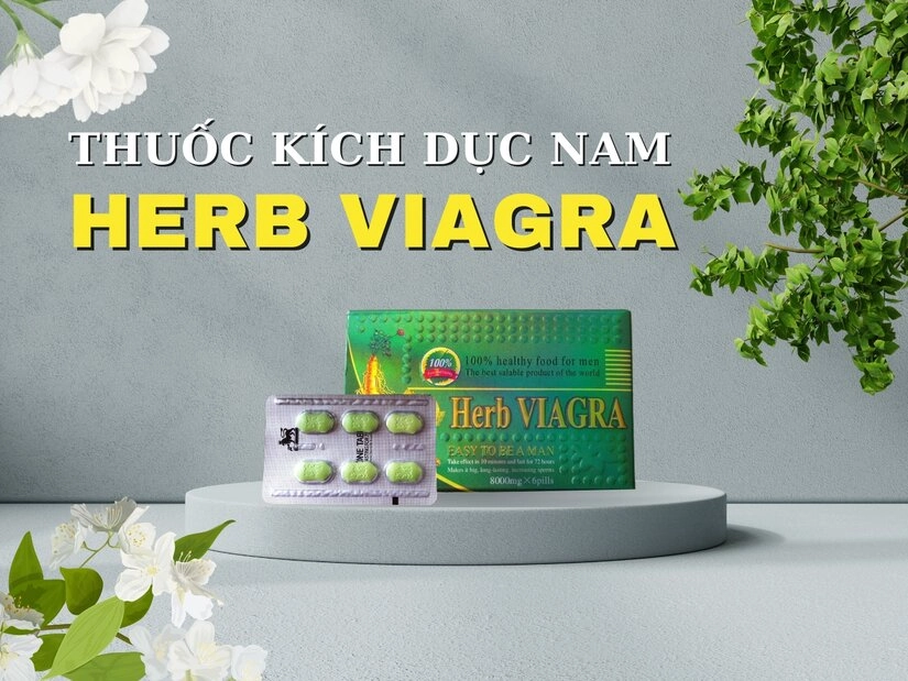 Giới thiệu sản phẩm thuốc kích dục nam Herb Viagra 8000mg