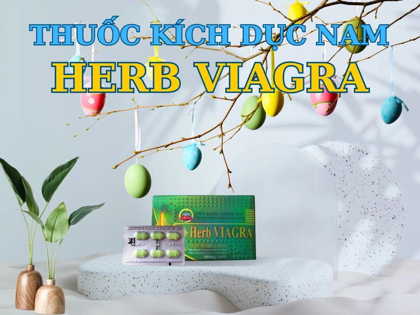 Giới thiệu sản phẩm thuốc kích dục nam Herb Viagra 8000mg