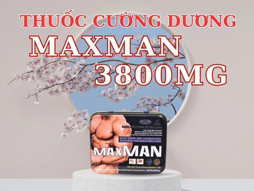 Giới thiệu thuốc kích dục MaxMan 3800mg