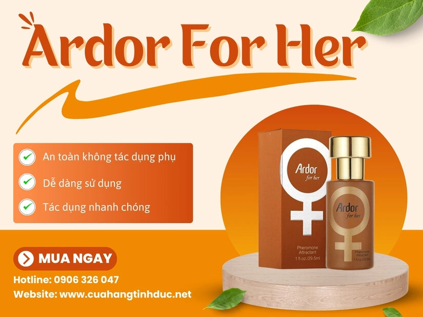 NH54 Nước hoa kích dục nam - Ardor For Her