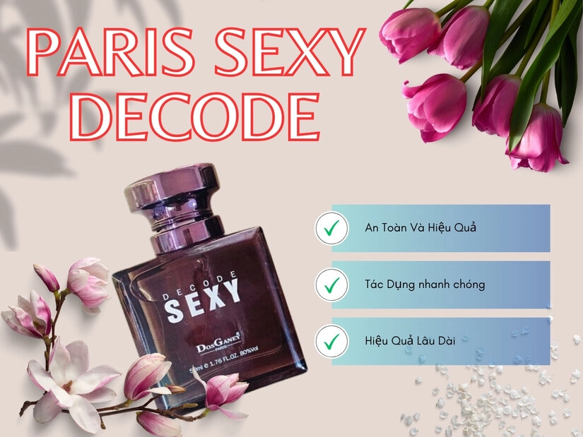 NH35 Nước Hoa Nam Kích Dục Nữ Paris Sexy Decode