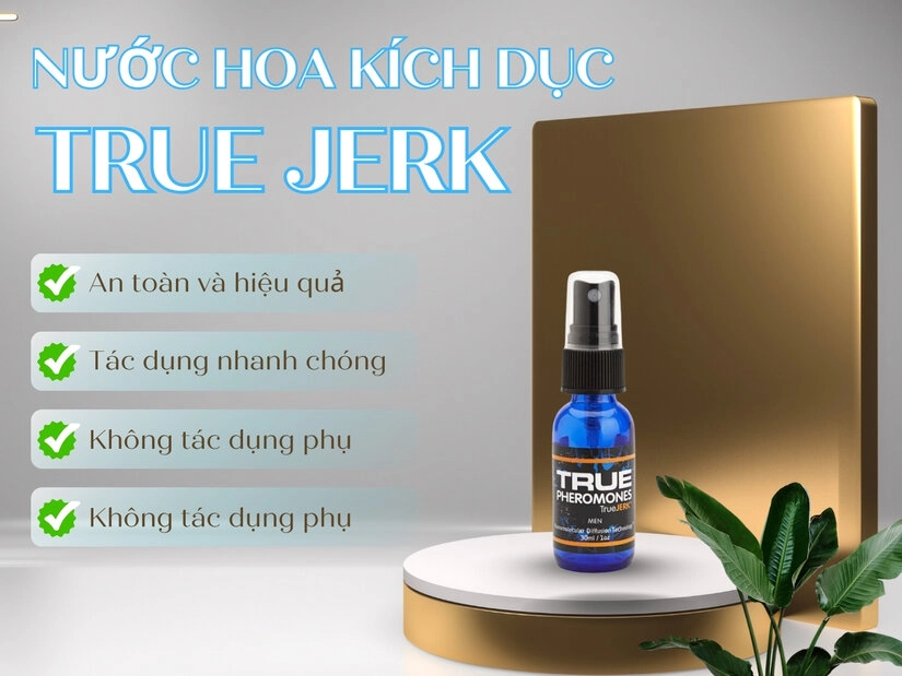 Giới thiệu sản phẩm nước hoa kích dục nữ True jerk