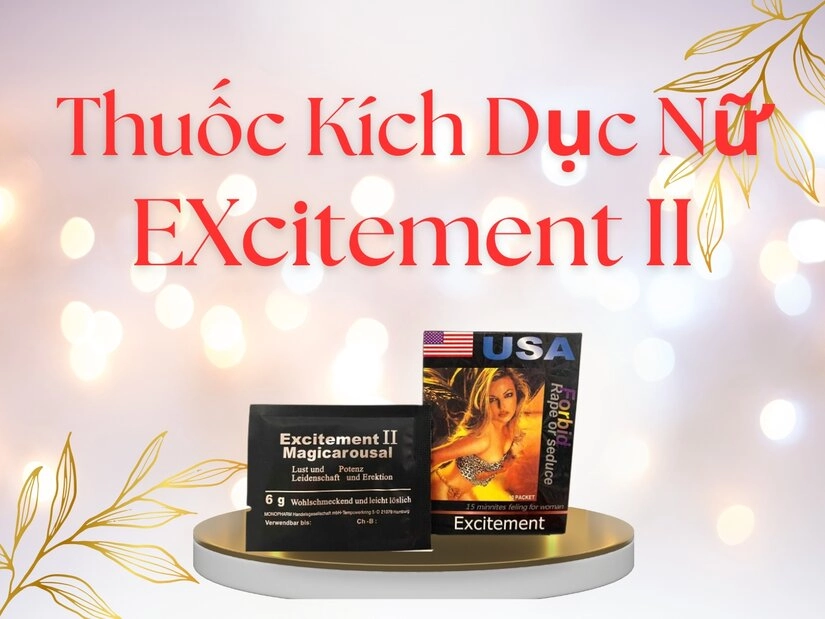 Thuốc kích dục nữ dạng bột Excitement II (USA)