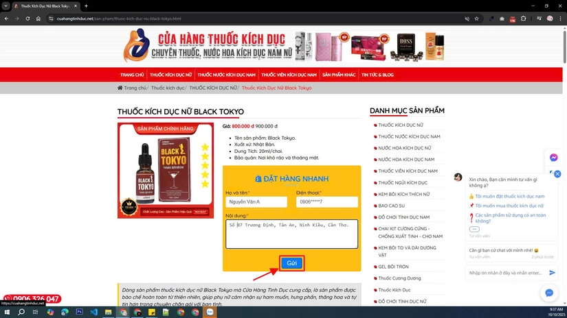 Hướng dẫn đặt mua hàng tại đơn vị chúng tô