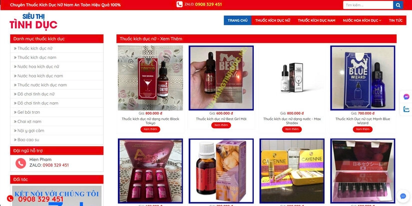 Siêu thị tình dục - Sự lựa chọn toàn diện về sinh lý