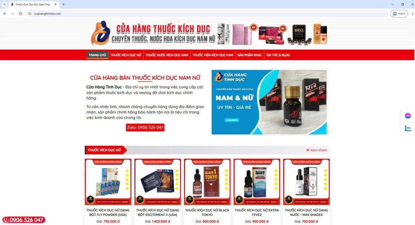 Đơn vị cung cấp thuốc kích dục uy tín tại Ô Môn Cần Thơ