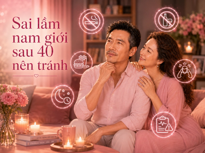 Sau tuổi 40, đàn ông nên tránh những sai lầm nào?