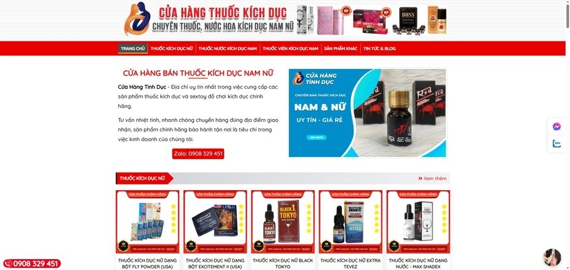 Đơn vị phân phối thuốc kích dục uy tín tại Hà Nội