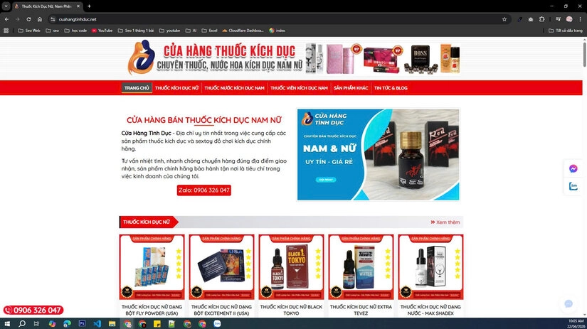 Cách thức liên hệ và đặt hàng tại Cửa Hàng Tình Dục