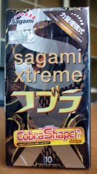 BCS35 Bao cao su Sagami Xtreme Cobra Kiểu Hổ Mang Vàng