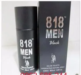 NH39 Nước Hoa Nam Kích Dục Nữ 818 Black Men (25ml)